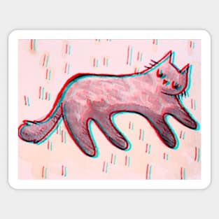 Glitchy Kitty Sticker